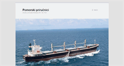 Desktop Screenshot of pomorski-prirucnici.com
